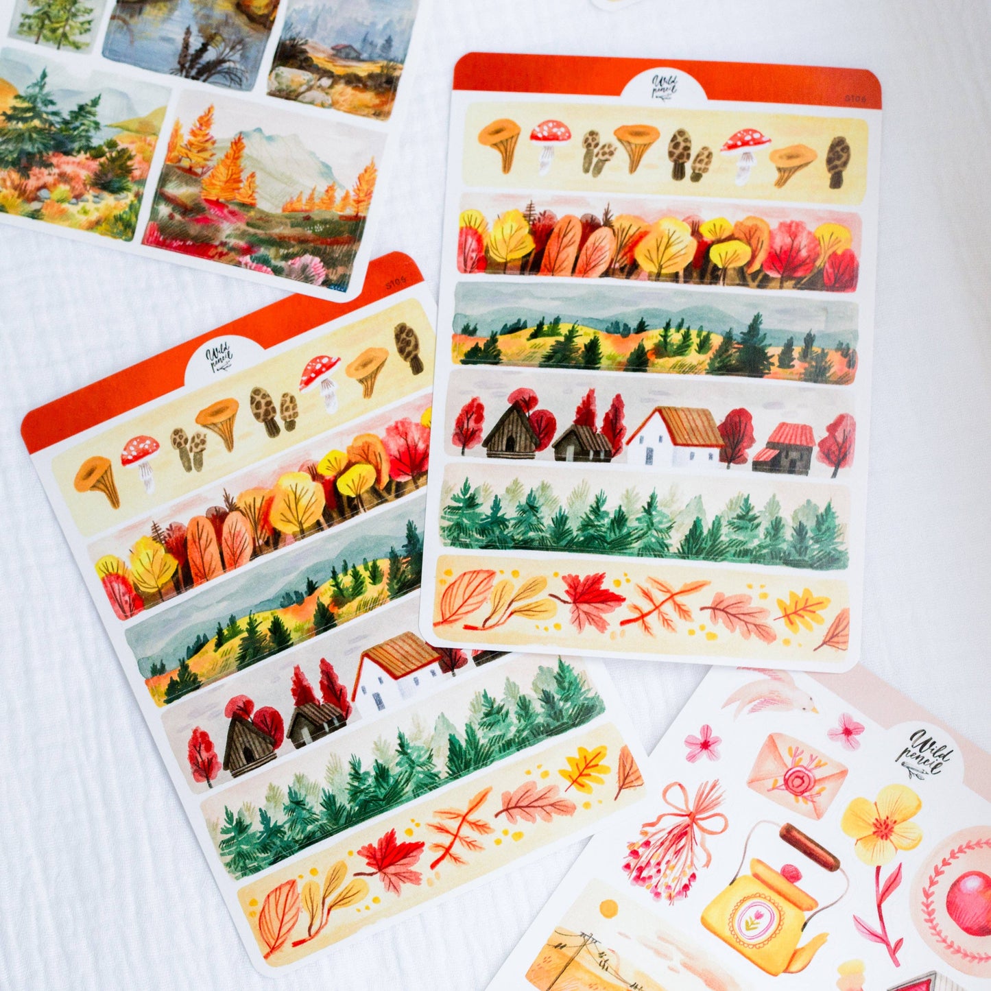 Decorative Stickers | Wild Pencil Studio | Autumn Tapes