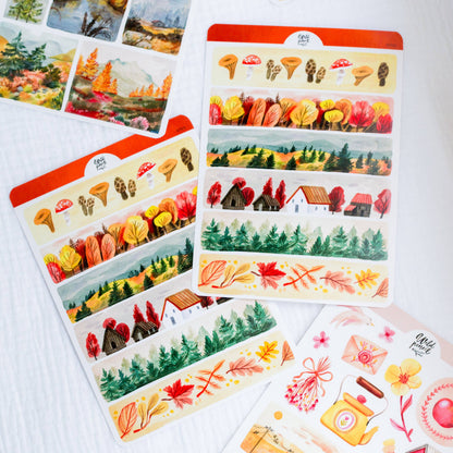 Decorative Stickers | Wild Pencil Studio | Autumn Tapes