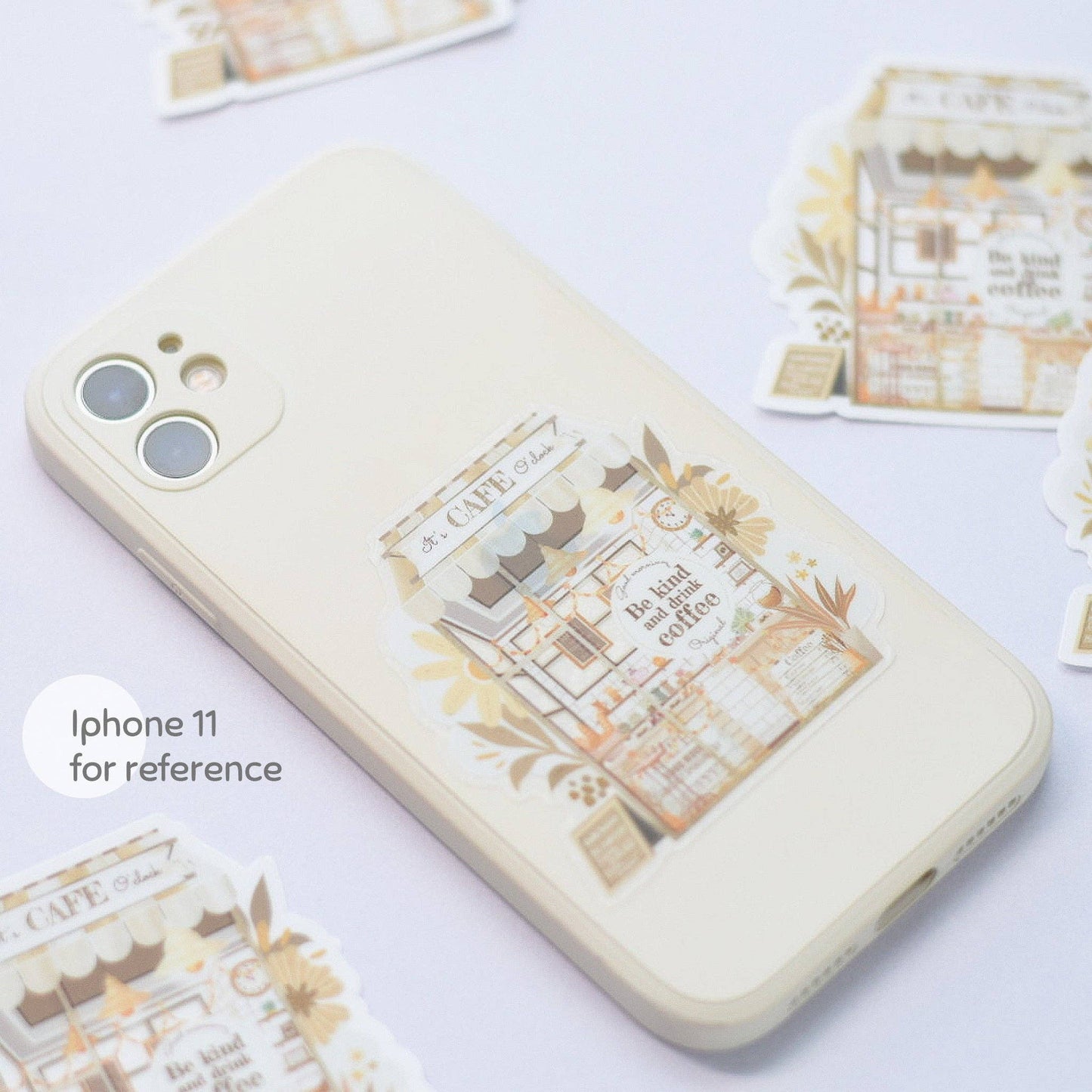 Vinyl Sticker | LETTOON | Cafe 'O Clock