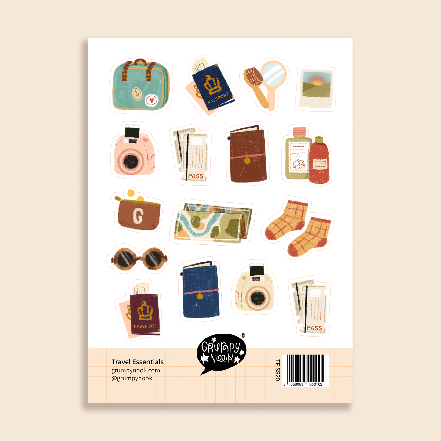Stickers décoratifs | Grumpy Nook | Travel Essentials