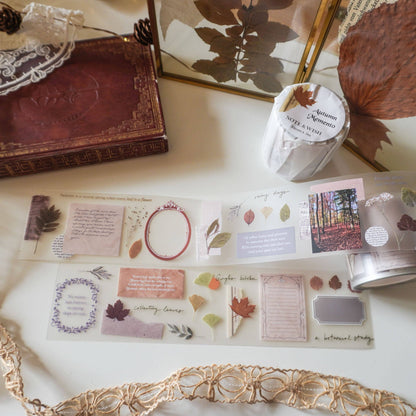 PET tape | Note & Wish | Autumn Memento