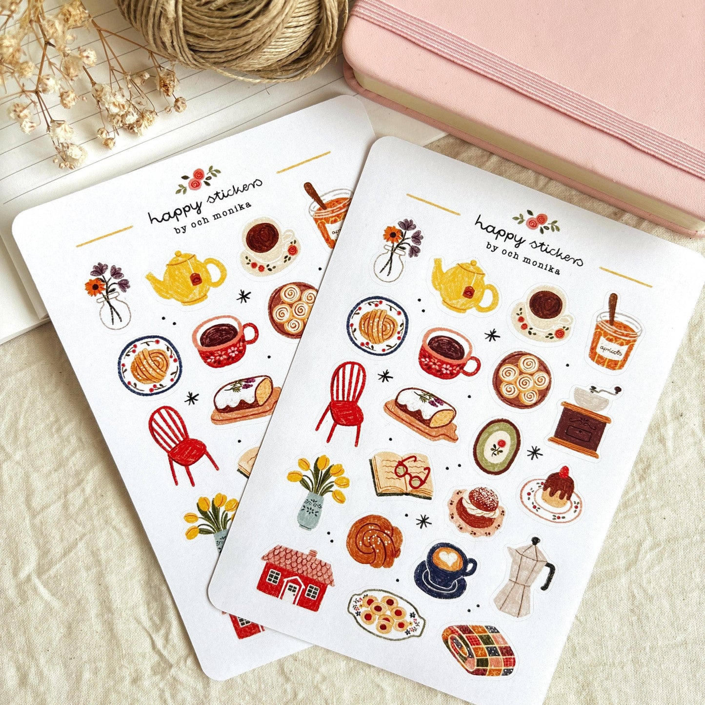 Stickers décoratifs | Och Monika | Hygge Coffee Break