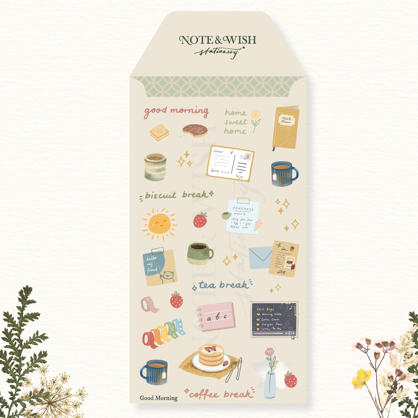 Stickers décoratifs | Note & Wish | Cosy Journal