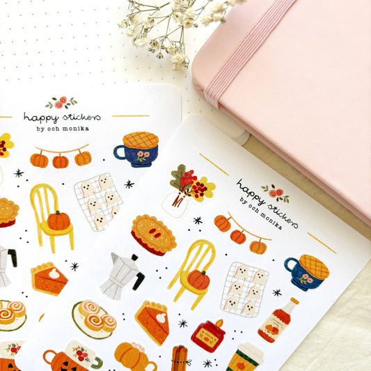 Decorative Stickers | Och Monika | Autumn Café