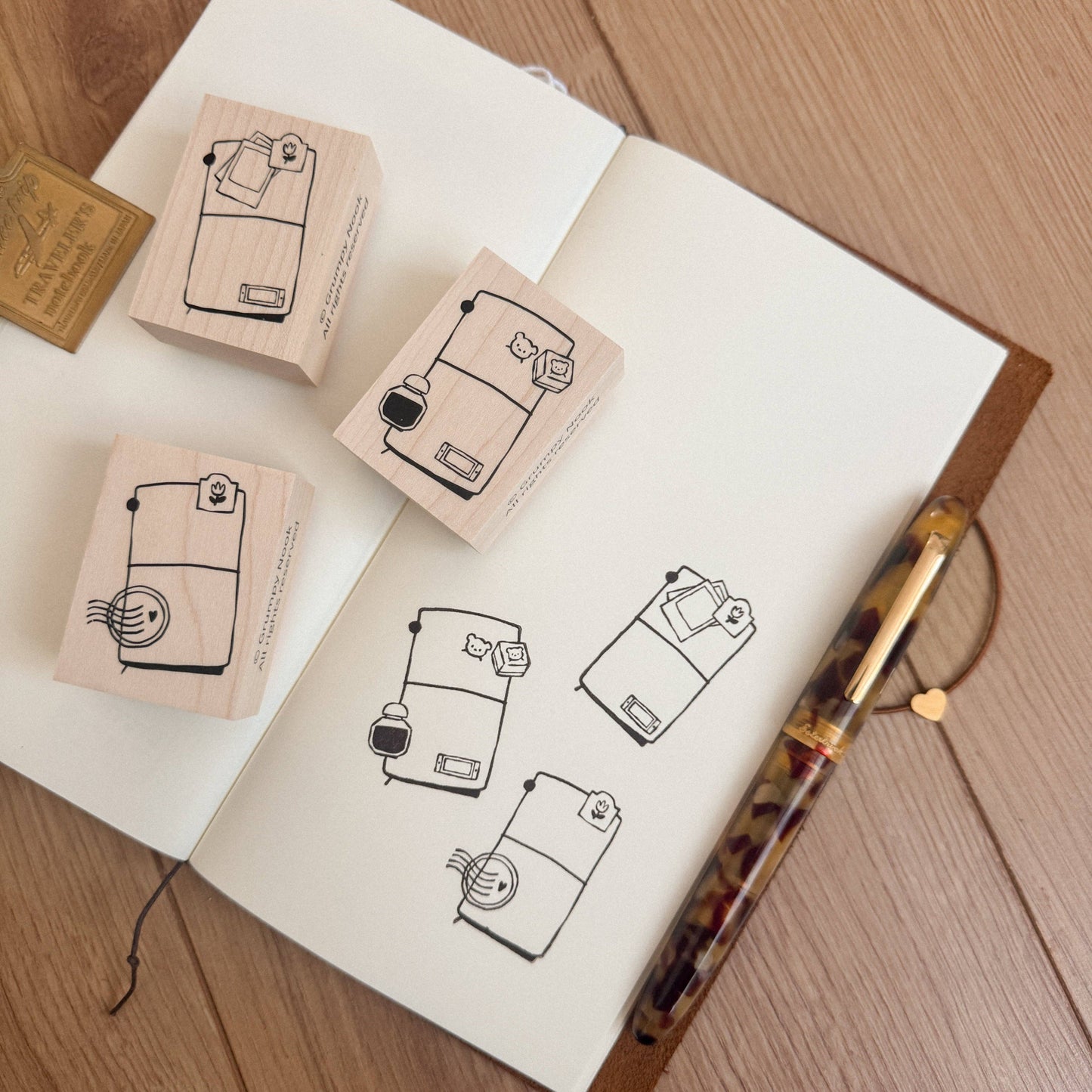 Tampon en bois | Grumpy Nook | TN & Photos