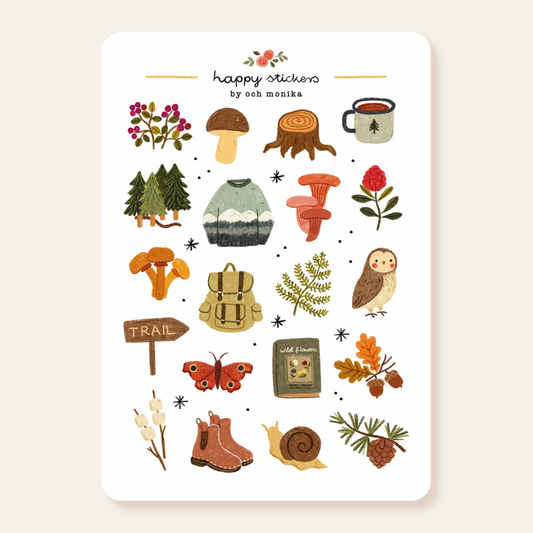 Decorative Stickers | Och Monika | Forest Walks