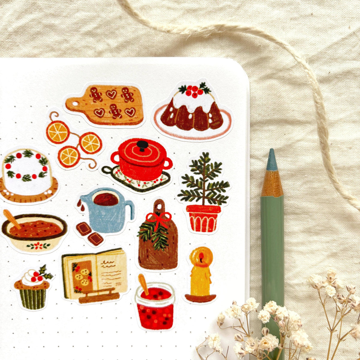 Decorative Stickers | Och Monika | Winter Baking