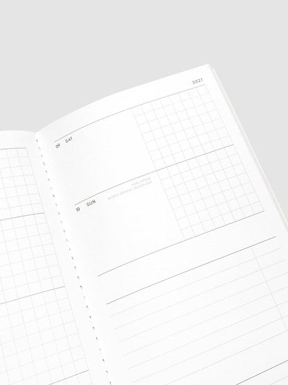 Cloth & Paper | Agenda hebdomadaire 2027 | A5 Slim