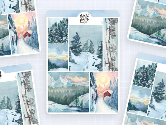 Stickers décoratifs | Wild Pencil Studio | Winter Landscapes