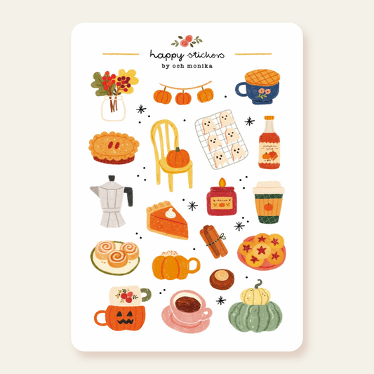 Decorative Stickers | Och Monika | Autumn Café