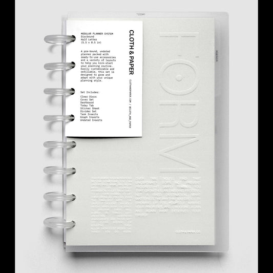 Cloth & Paper | FORMA Modular Planner System | Half Letter-1