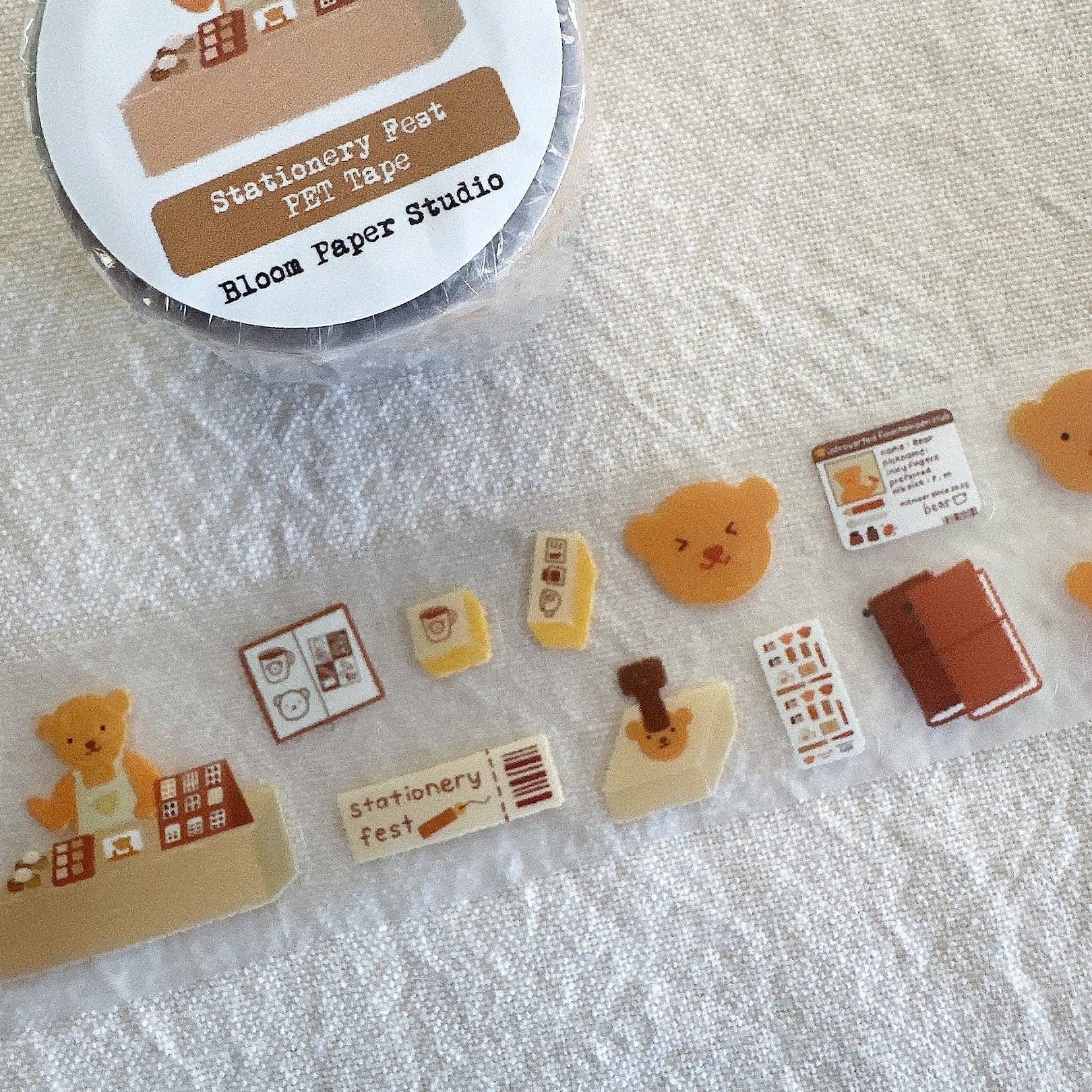 PET Kiss-cut masking tape | Bloom Paper Studio | Stationery fest