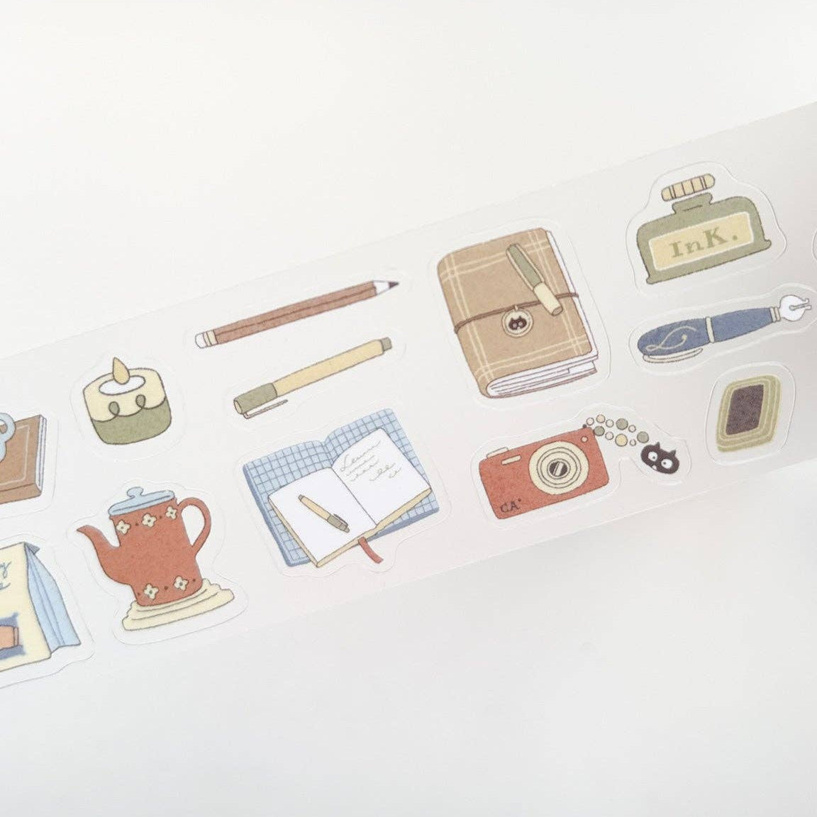 PET Kiss-cut masking tape | Kuboandlucy x Idiot Sandwich | A Cup of Journaling-6