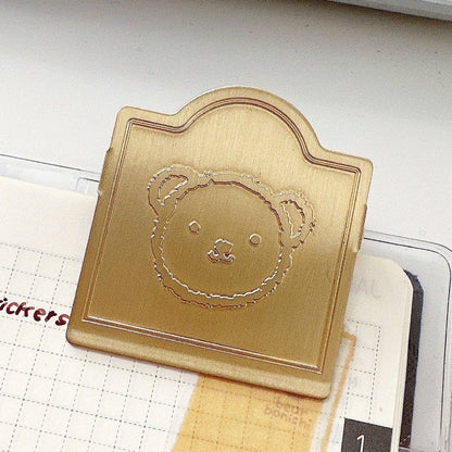 Pince en laition | Bloom Paper Studio | Bear with me-2
