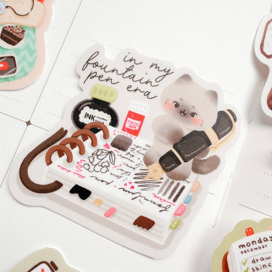 Sticker en vinyle | Kuboandlucy | In My Fountain Pen Era