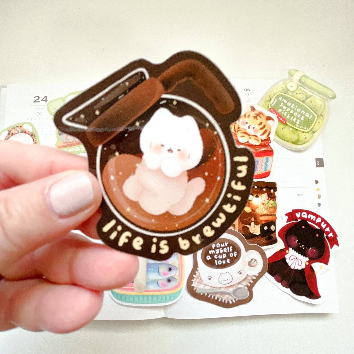 Sticker en vinyle | Kuboandlucy | Life is Brewtiful