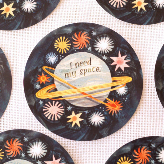 Sticker en vinyle | Wild Pencil Studio | I Need My Space