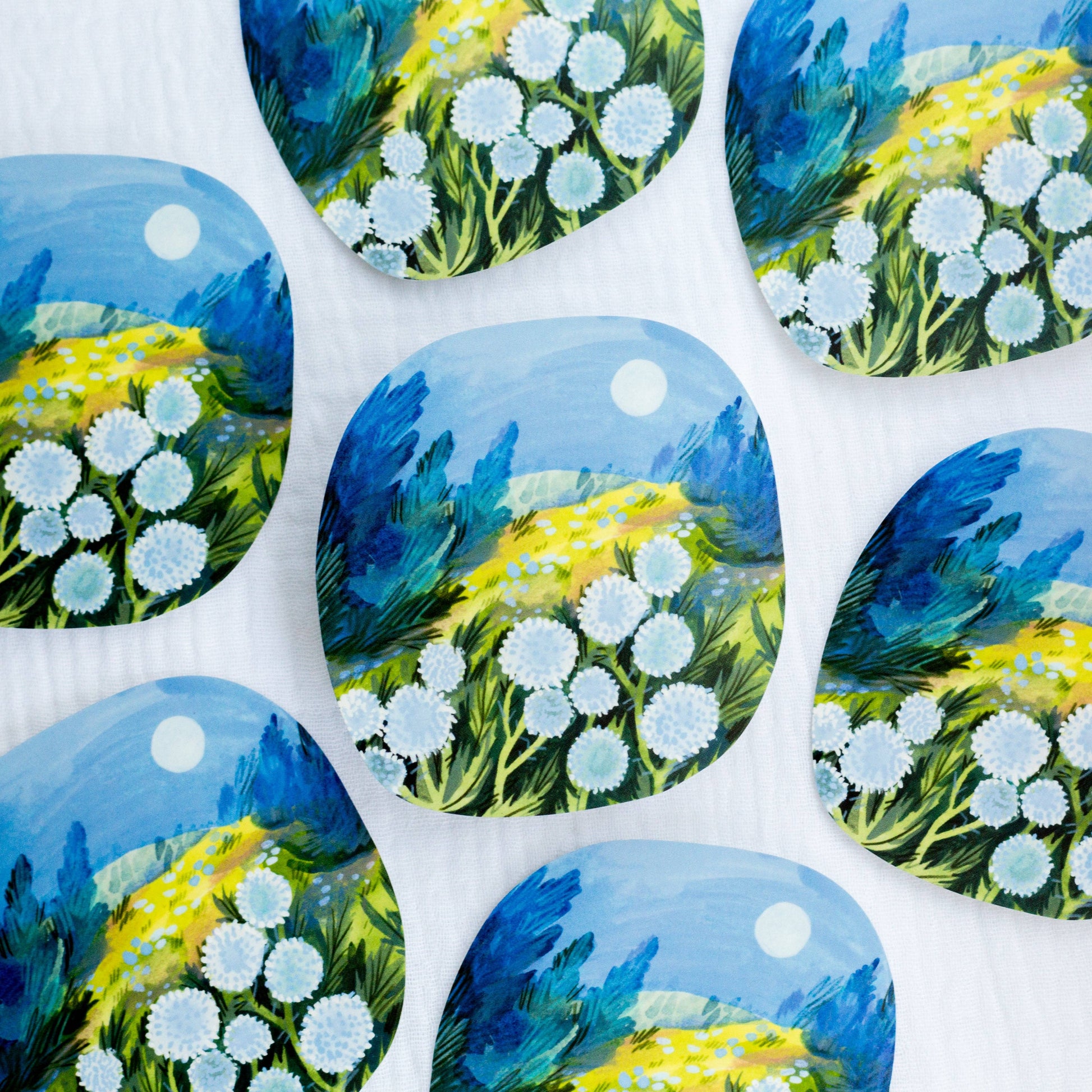 Sticker en vinyle | Wild Pencil Studio | Midnight Meadow