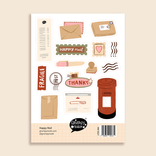 Stickers décoratifs | Grumpy Nook | Happy Mail