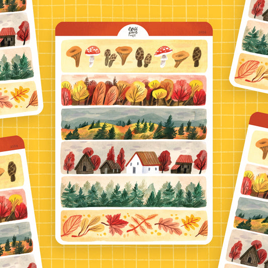 Stickers décoratifs | Wild Pencil Studio | Autumn Tapes