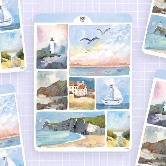 Stickers décoratifs | Wild Pencil Studio | Coastal Landscapes