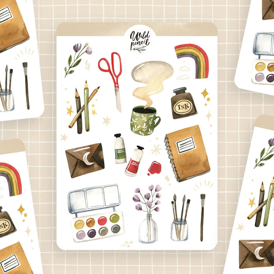 Stickers décoratifs | Wild Pencil Studio | Creativity