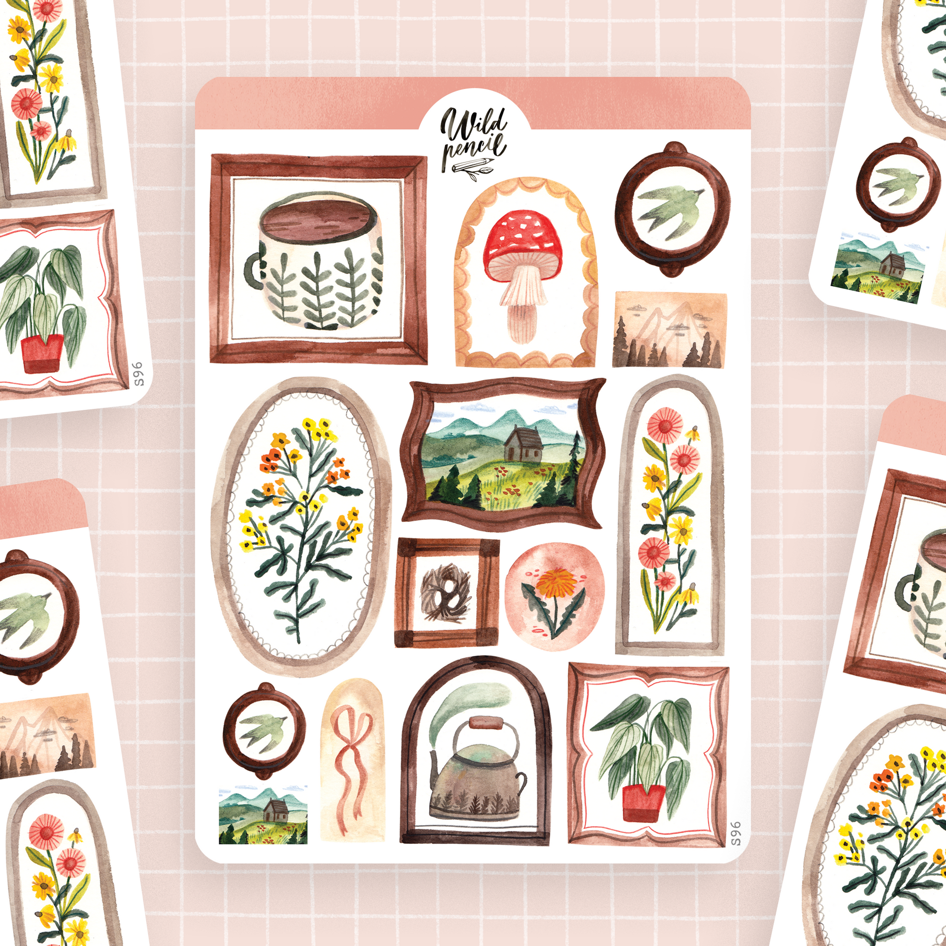 Stickers décoratifs | Wild Pencil Studio | Frames