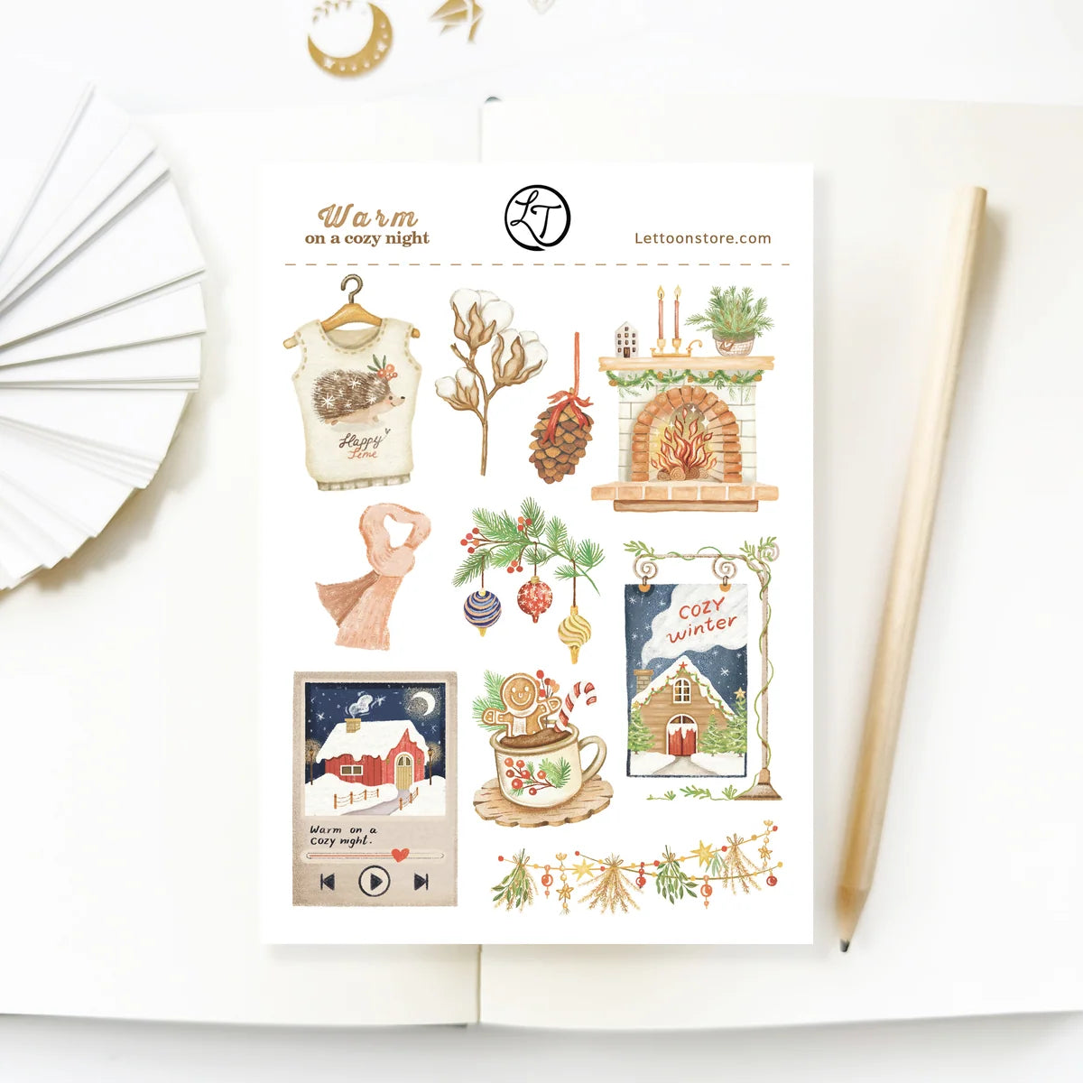 Stickers décoratifs | LETTOON | Cozy Night