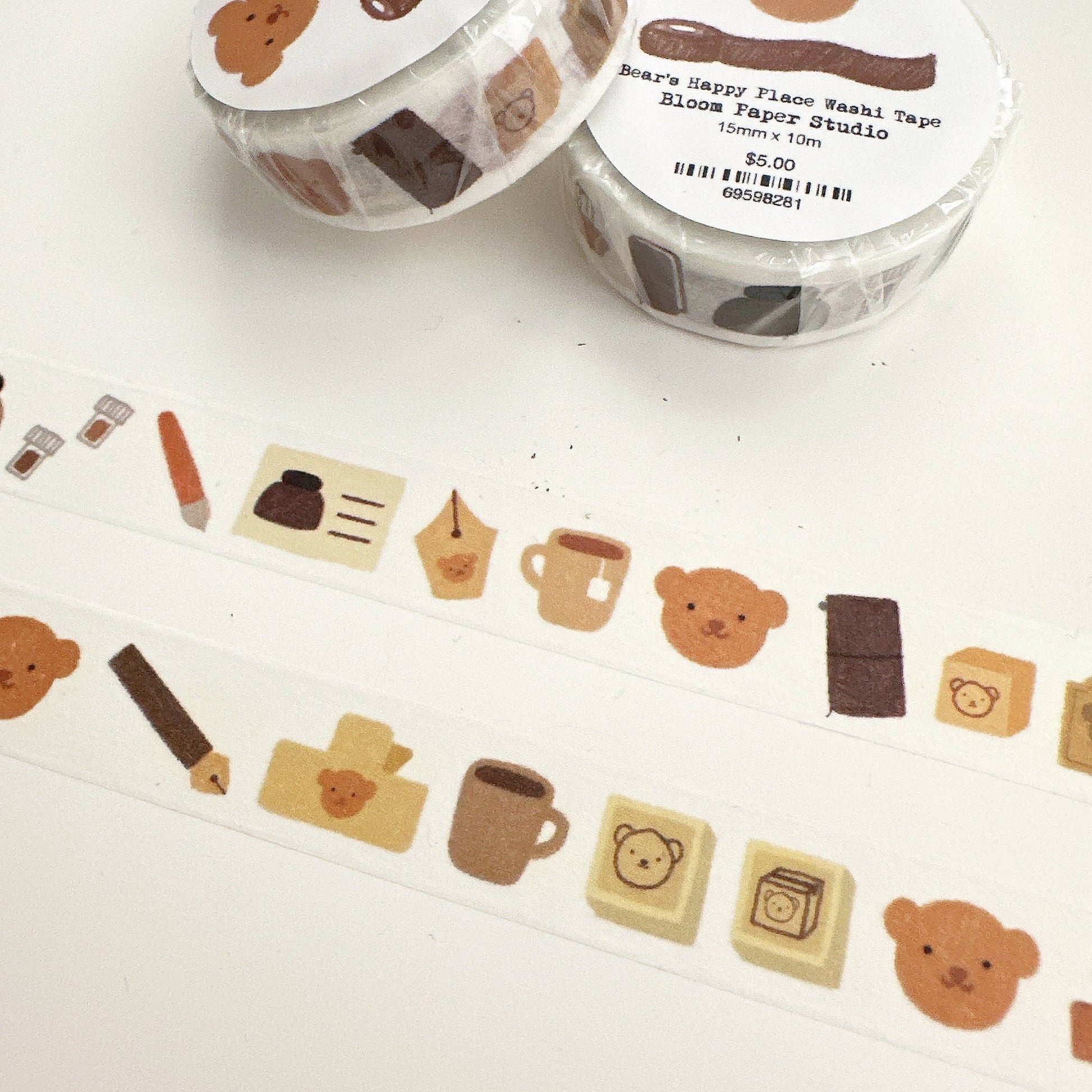 Washi tape | Bloom Paper Studio | Bear's Happy Place