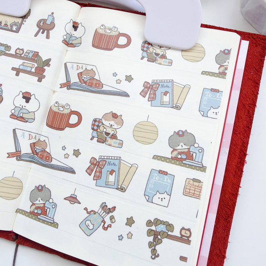 Washi tape | Kuboandlucy x Idiot Sandwich | Cafe Journaling-2