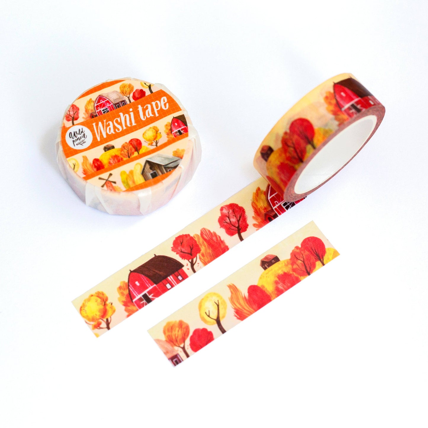 Washi tape | Wild Pencil Studio | Autumn Landscape