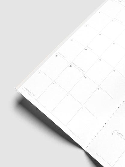 Cloth & Paper | Agenda mensuel 2027 | A5 Slim