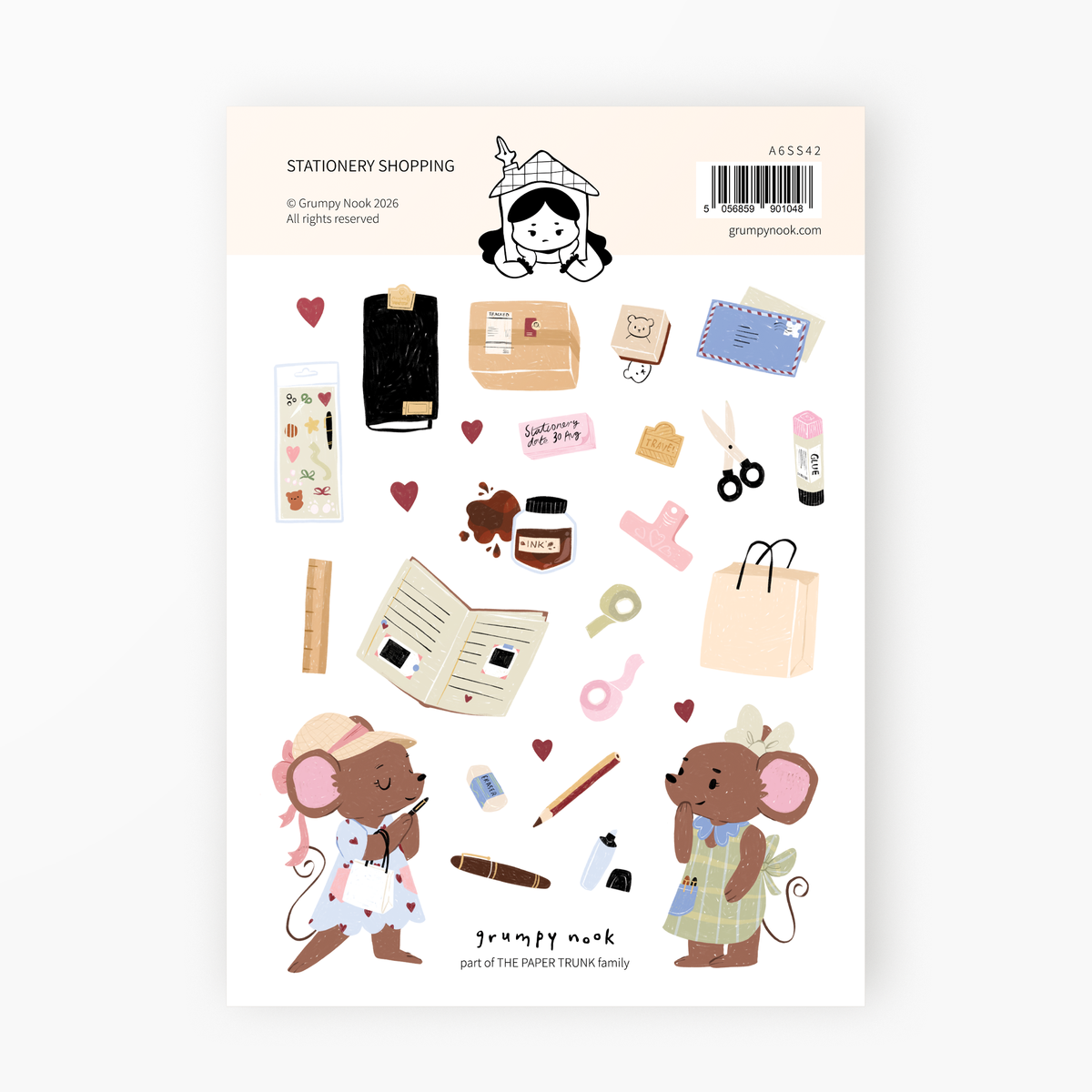 Decorative Stickers | Grumpy Nook | Stationery Shopping