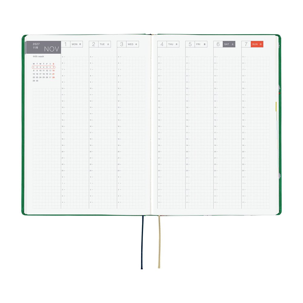 Agenda Hobonichi 2027 HON A5 | Bow & Tie: Sheep Sheep Sheep - Hobonichi Techo - millenotes