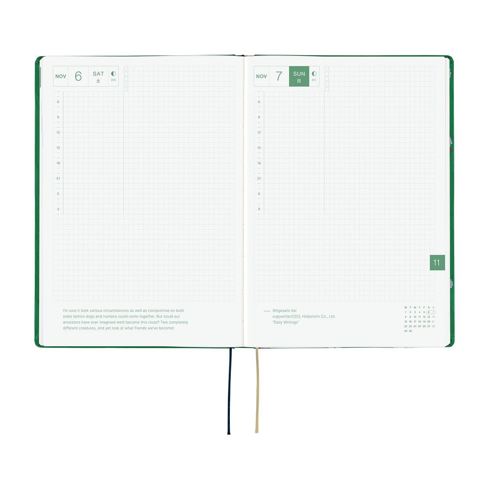 Agenda Hobonichi 2027 HON A5 | Bow & Tie: Sheep Sheep Sheep - Hobonichi Techo - millenotes