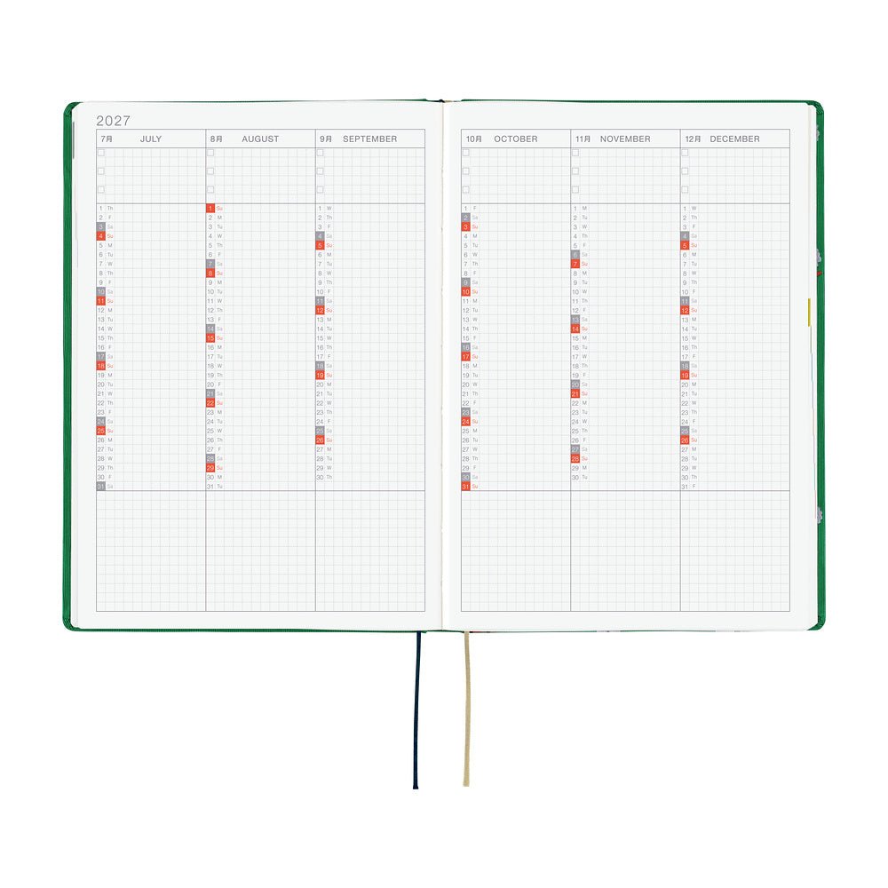 Agenda Hobonichi 2027 HON A5 | Bow & Tie: Sheep Sheep Sheep - Hobonichi Techo - millenotes