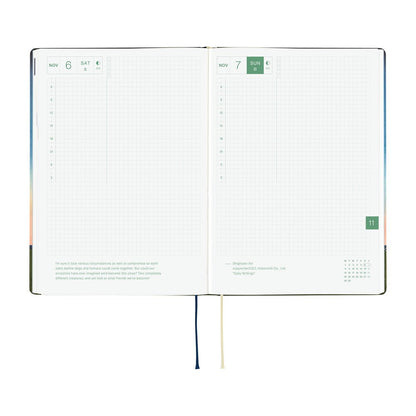 Agenda Hobonichi 2027 HON A5 | Hiroko Kubota: String Telephone Until the Moon is Full - Hobonichi Techo - millenotes