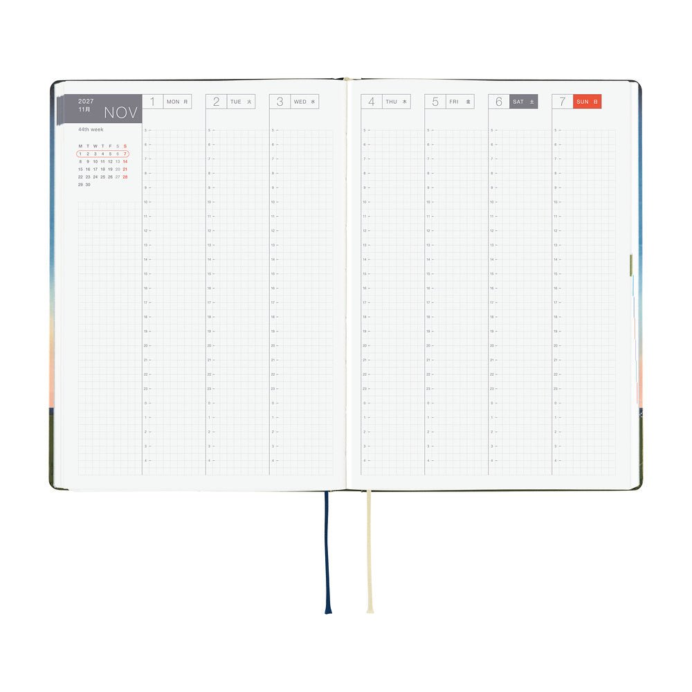 Agenda Hobonichi 2027 HON A5 | Hiroko Kubota: String Telephone Until the Moon is Full - Hobonichi Techo - millenotes