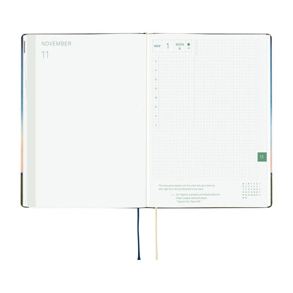 Agenda Hobonichi 2027 HON A5 | Hiroko Kubota: String Telephone Until the Moon is Full - Hobonichi Techo - millenotes