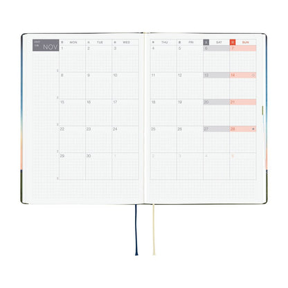 Agenda Hobonichi 2027 HON A5 | Hiroko Kubota: String Telephone Until the Moon is Full - Hobonichi Techo - millenotes