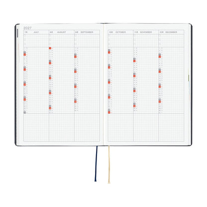 Agenda Hobonichi 2027 HON A5 | Slash (Navy) - Hobonichi Techo - millenotes