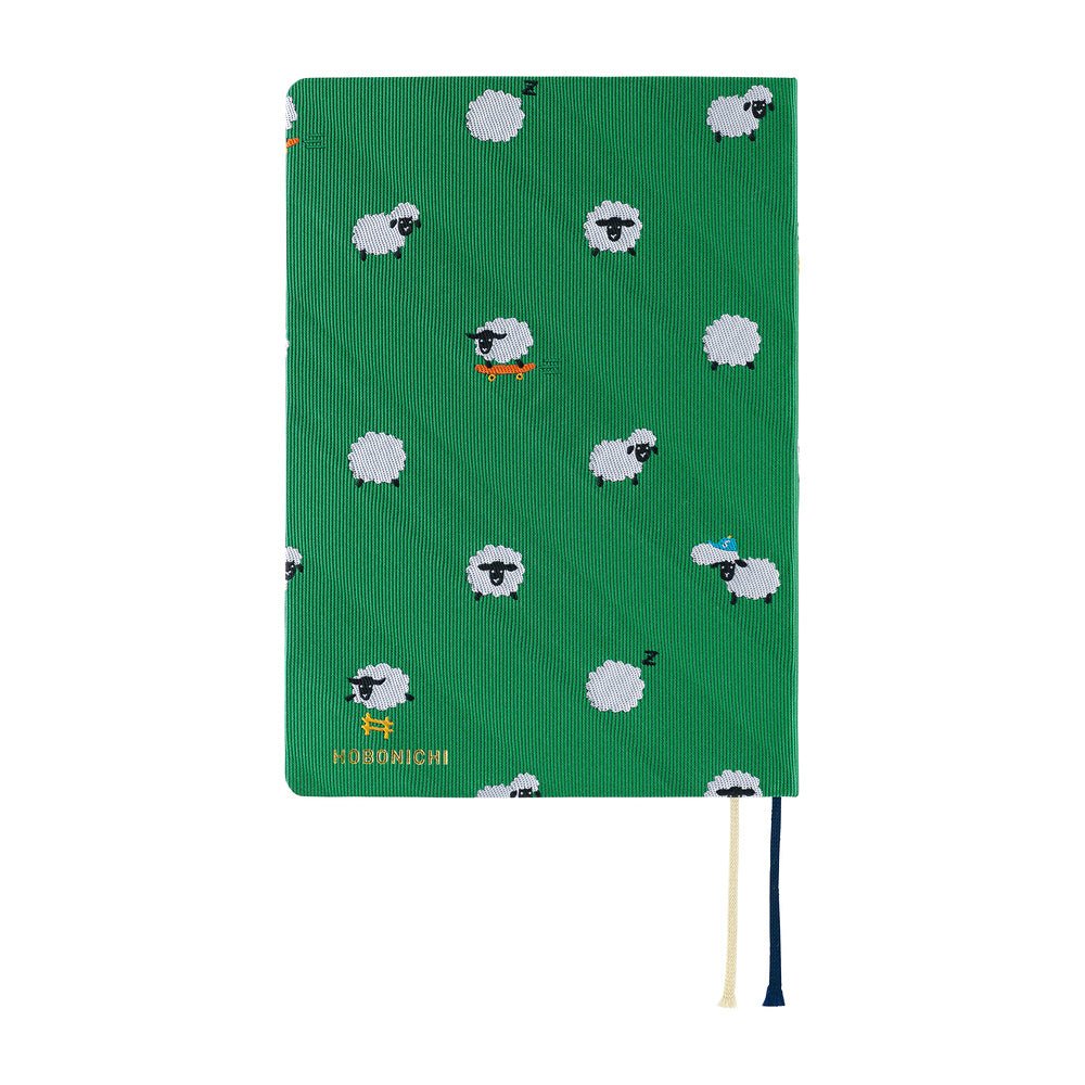 Agenda Hobonichi 2027 HON A6 | Bow & Tie: Sheep Sheep Sheep - Hobonichi Techo - millenotes