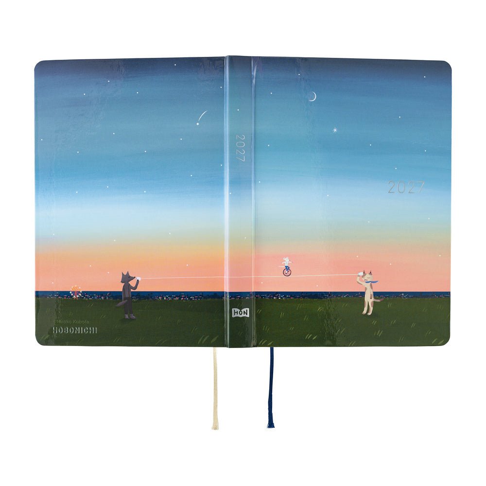 Agenda Hobonichi 2027 HON A6 | Hiroko Kubota: String Telephone Until the Moon is Full - Hobonichi Techo - millenotes