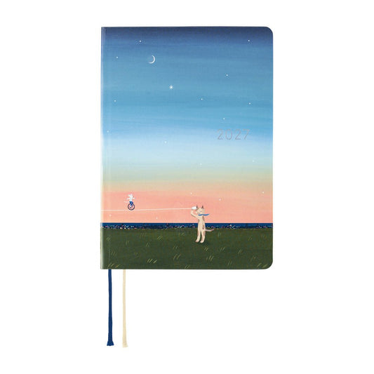 Agenda Hobonichi 2027 HON A6 | Hiroko Kubota: String Telephone Until the Moon is Full - Hobonichi Techo - millenotes