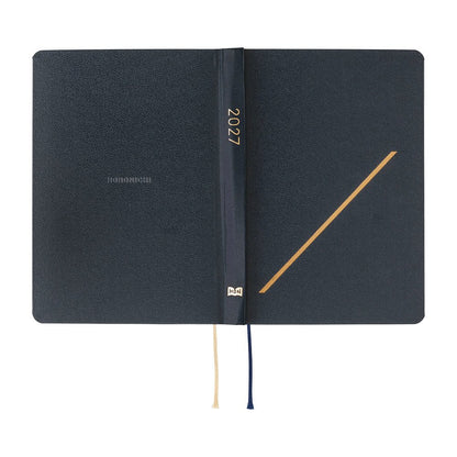 Agenda Hobonichi 2027 HON A6 | Slash (Navy) - Hobonichi Techo - millenotes