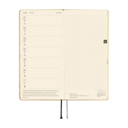 Agenda Hobonichi 2027 Weeks | Akiko Miyakoshi: Once, in Spring - Hobonichi Techo - millenotes