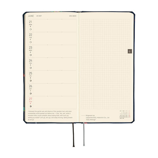 Agenda Hobonichi 2027 Weeks | Bow & Tie: Candy Dream - Hobonichi Techo - millenotes