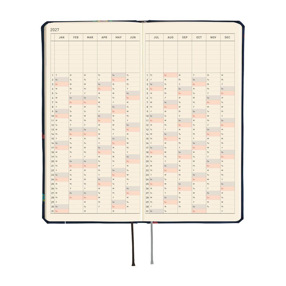 Agenda Hobonichi 2027 Weeks | Bow & Tie: Candy Dream - Hobonichi Techo - millenotes