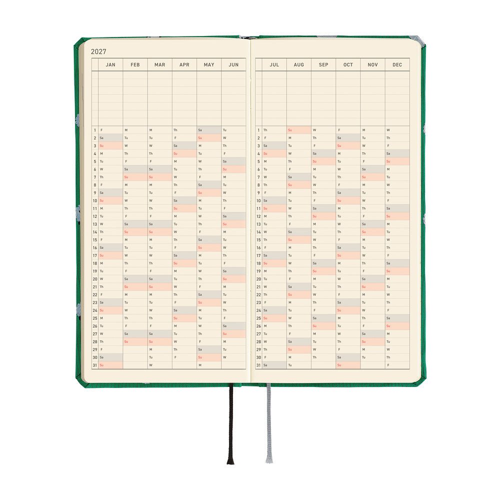 Agenda Hobonichi 2027 Weeks | Bow & Tie: Sheep Sheep Sheep - Hobonichi Techo - millenotes