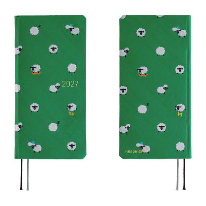 Agenda Hobonichi 2027 Weeks | Bow & Tie: Sheep Sheep Sheep - Hobonichi Techo - millenotes